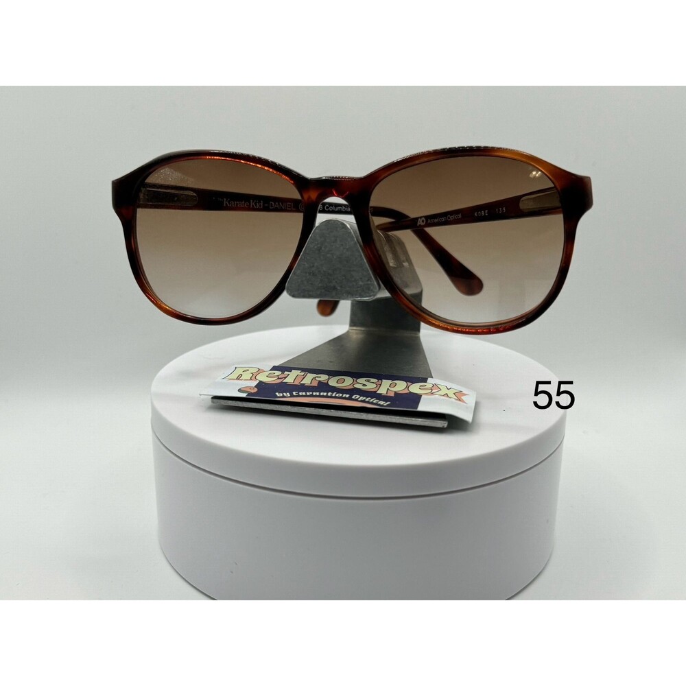 True Vintage Eyeglasses NOS Licensed from Karate Kid II Kobe Brown Tortoise